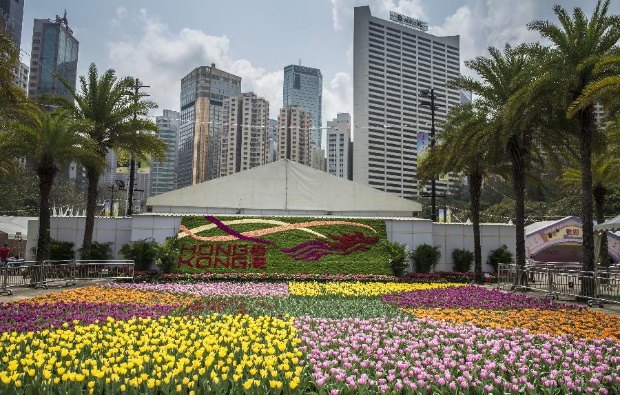 （社会）（1）2015年香港花卉展即将揭幕