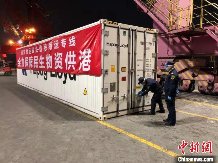 “南沙-香港”供港水上专线开通助丰富香港市民“菜篮子”