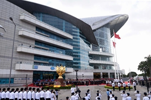 香港举行国庆升旗仪式