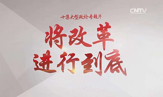 大型政論專題片《將改革進行到底》