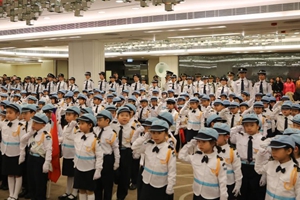 香港升旗队总会举行“2018年幼儿队伍周年检阅礼”