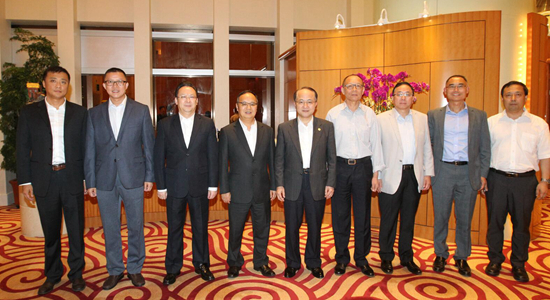 王志民会见在港参加香山科学会议的部分院士和专家