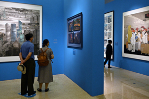 庆祝香港回归祖国25周年美术作品展在京开幕