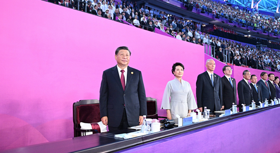 习近平出席第十九届亚洲运动会开幕式并宣布本届亚运会开幕