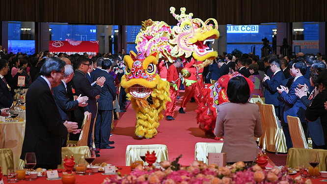 中央政府駐港聯絡辦2024年新春招待會現場圖集