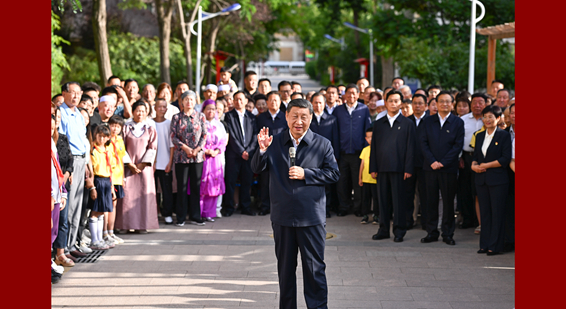 习近平在宁夏考察