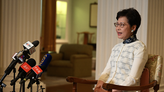 林郑月娥：香港回到正确轨道 未来前景非常乐观