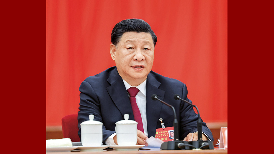 习近平：为实现党的二十大确定的目标任务而团结奋斗