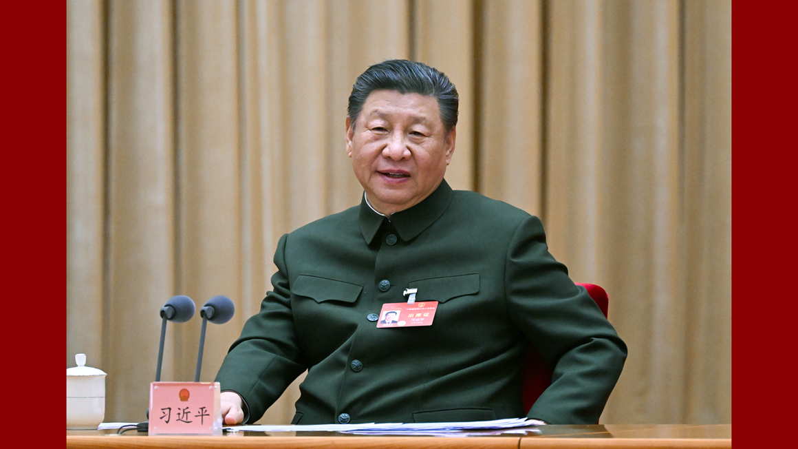 习近平在出席解放军和武警部队代表团全体会议时强调 强化使命担当 深化改革创新 全面提升新兴领域战略能力