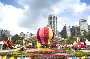 2015年香港花卉展揭幕